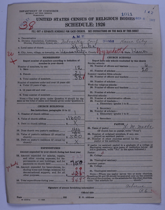 Scan of African Methodist Episcopal Church: 1011