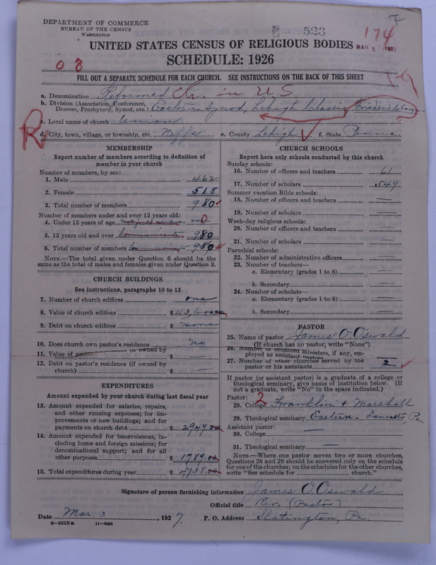 Scan of Reformed Church in the United States: 522