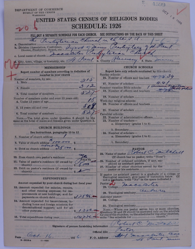 Scan of Presbyterian Church in the United States of America: 4599