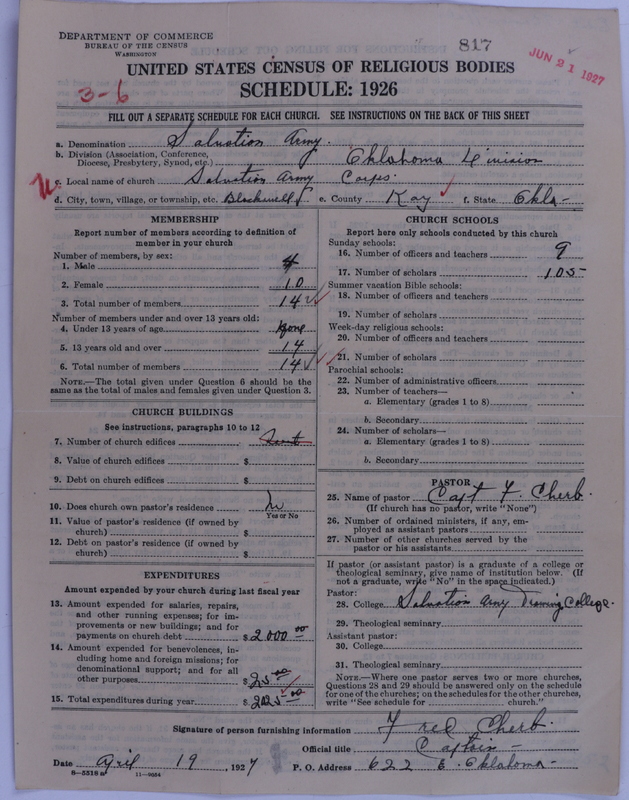 Scan of Salvation Army: 817