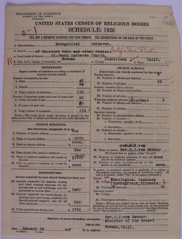 Scan of Evangelical Lutheran Synodical Conference of America: Evangelical Lutheran Synod of Missouri, Ohio, and Other States: 3842