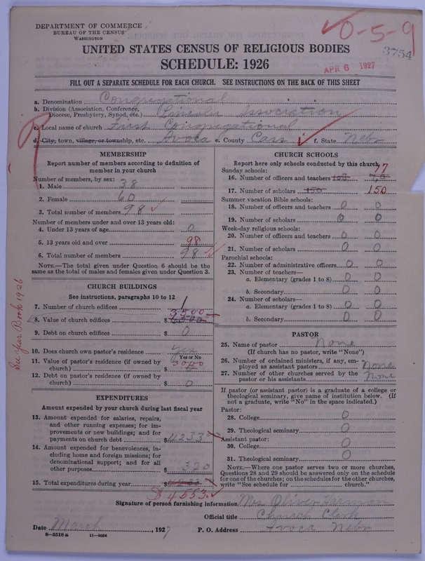 Scan of Congregational Churches: 3754