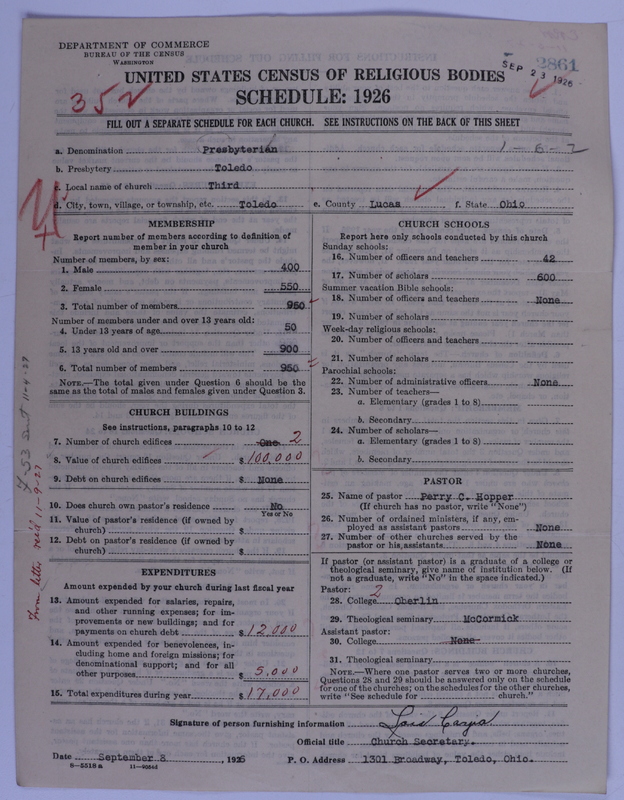 Scan of Presbyterian Church in the United States of America: 2861