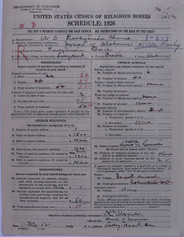 Scan of Presbyterian Church in the United States: 2384