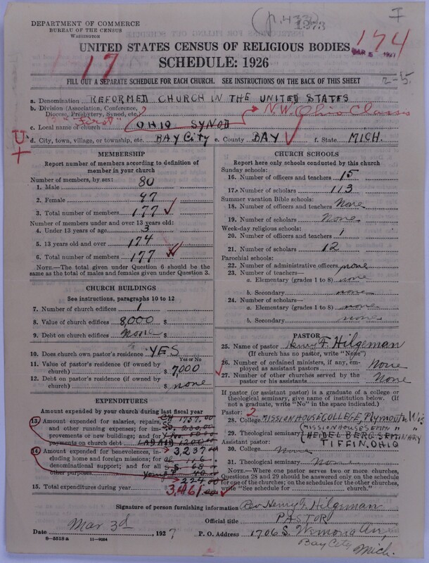 Scan of Reformed Church in the United States: 1273