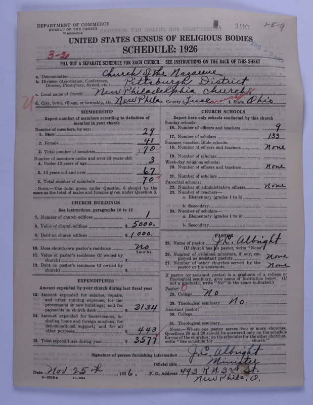 Scan of Church of the Nazarene: 190
