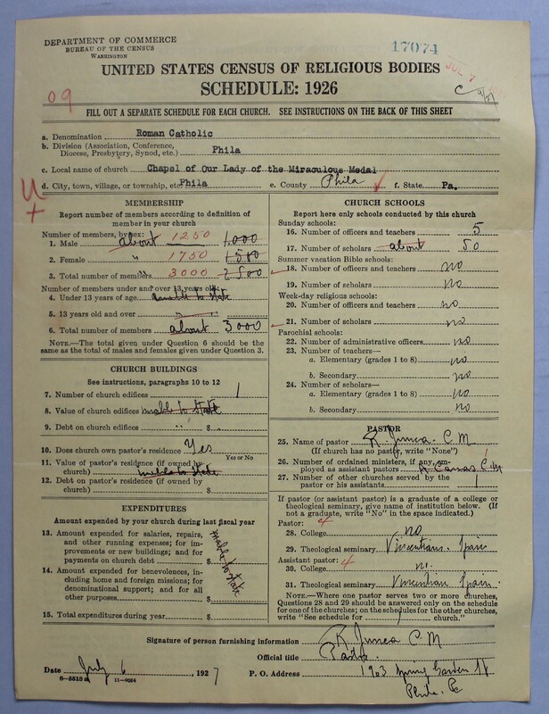 Scan of Roman Catholic Church: 17074