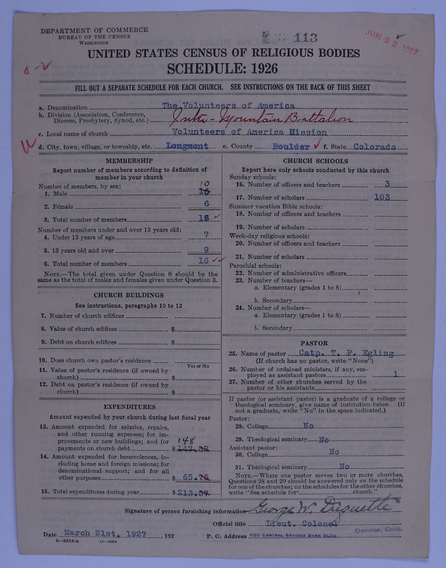 Scan of Volunteers of America: 113