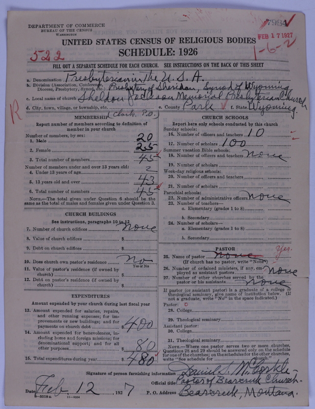 Scan of Presbyterian Church in the United States of America: 7984