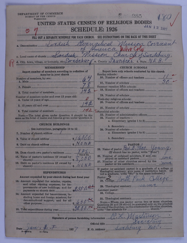 Scan of Swedish Evangelical Mission Covenant of America: 285