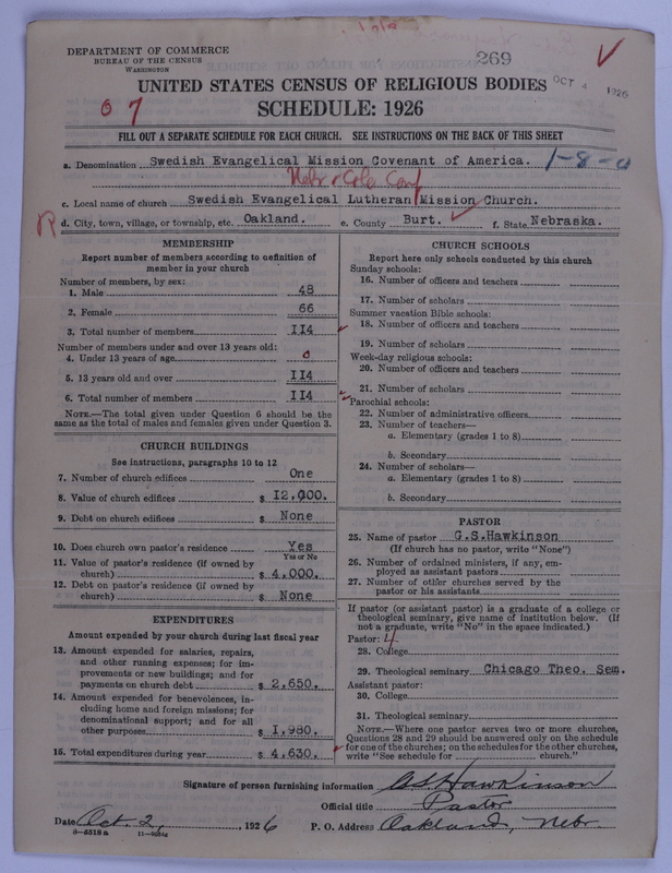 Scan of Swedish Evangelical Mission Covenant of America: 269