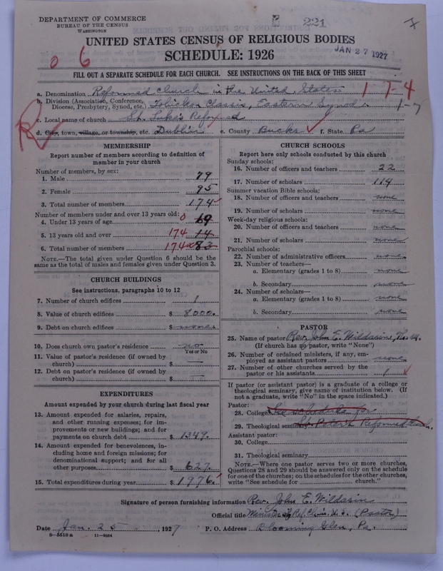 Scan of Reformed Church in the United States: 221