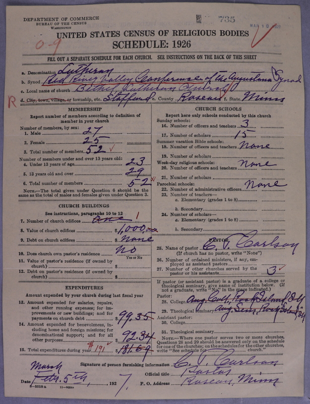Scan of Evangelical Lutheran Augustana Synod of North America: 735