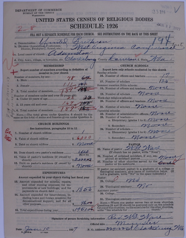 Scan of Church of the United Brethren in Christ: 2548