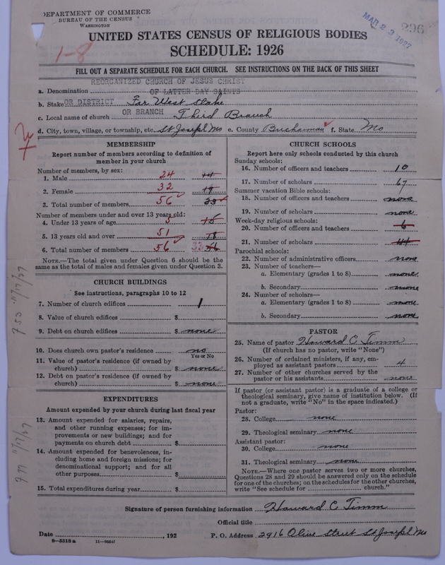 Scan of Reorganized Church of Jesus Christ of Latter Day Saints: 296