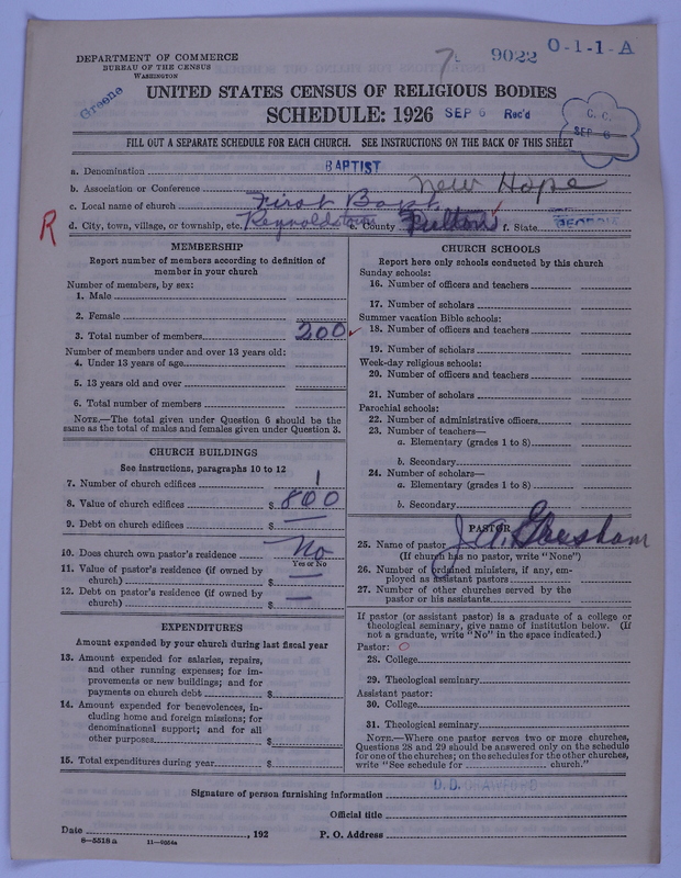 Scan of Negro Baptists: 9022