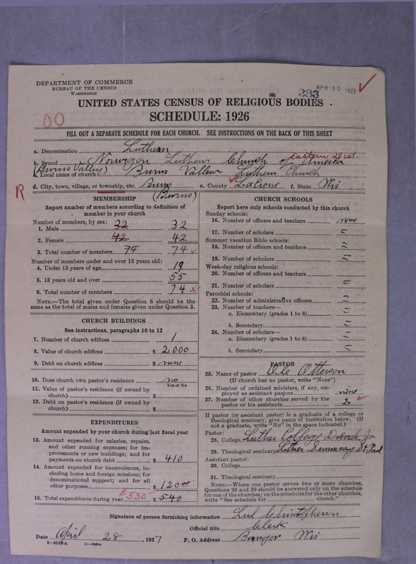 Scan of Norwegian Lutheran Church of America: 283