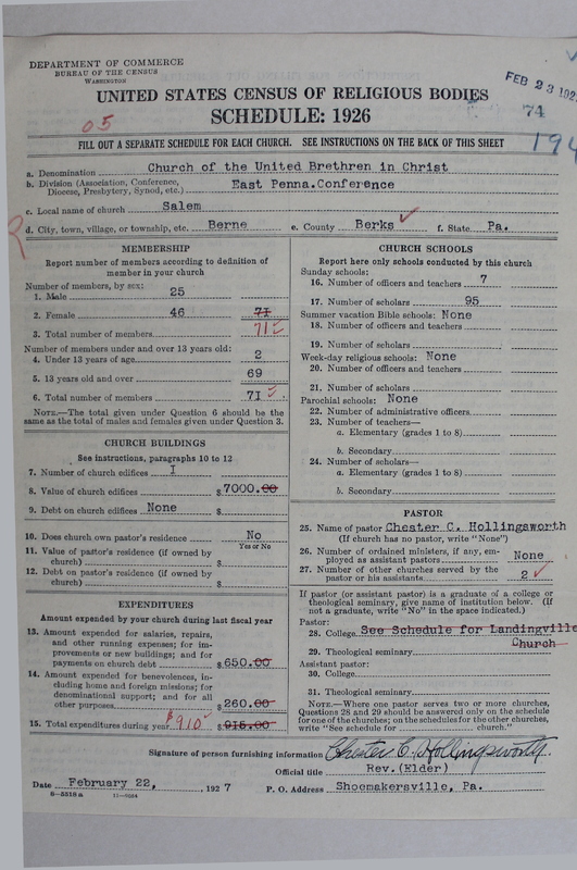 Scan of Church of the United Brethren in Christ: 74