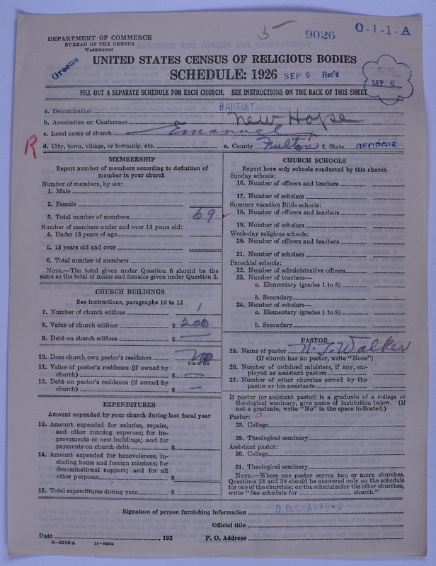 Scan of Negro Baptists: 9026