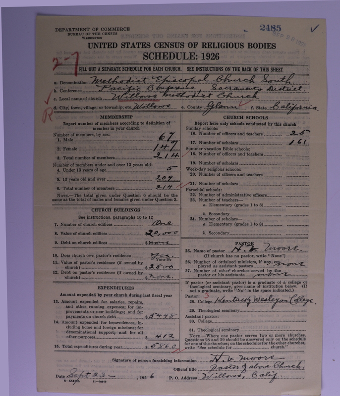 Scan of Methodist Episcopal Church, South: 2485
