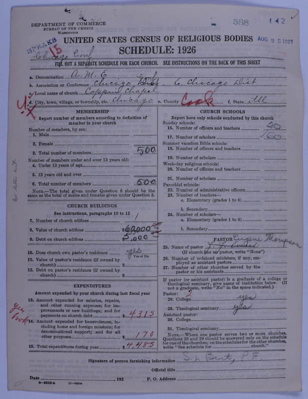 Scan of African Methodist Episcopal Church: 588