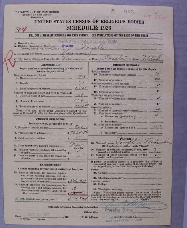 Scan of Church of Jesus Christ of Latter-day Saints: 993