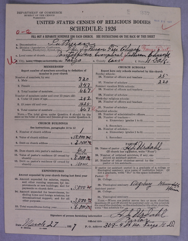 Scan of Lutheran Free Church: 237