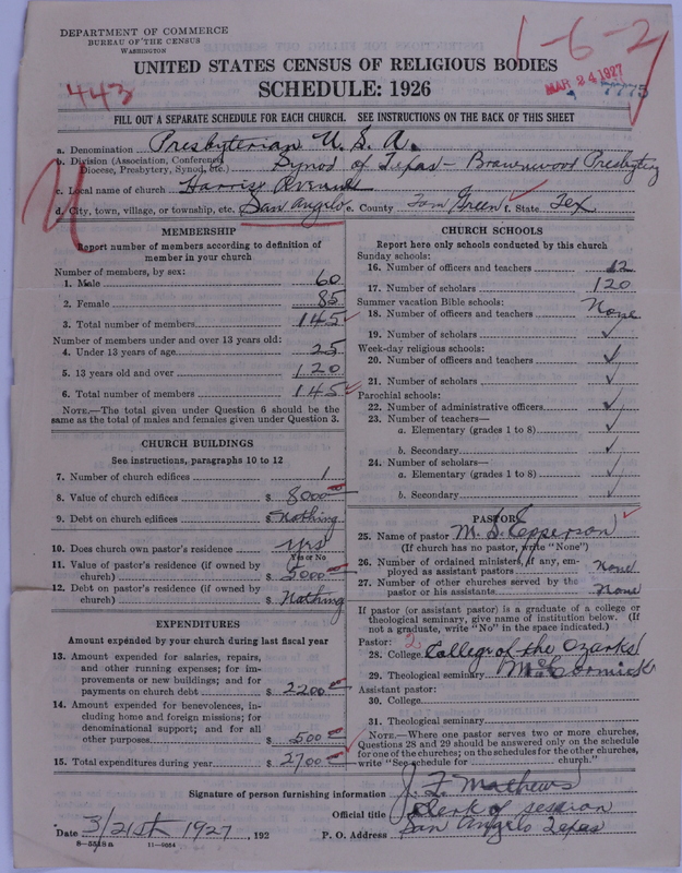 Scan of Presbyterian Church in the United States of America: 7775
