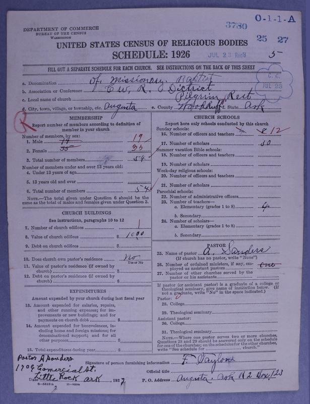 Scan of Negro Baptists: 3780