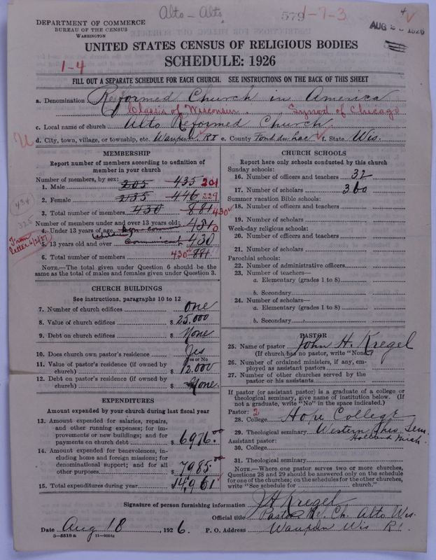 Scan of Reformed Church in America: 579