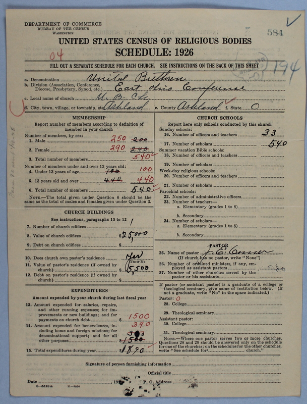 Scan of Church of the United Brethren in Christ: 584
