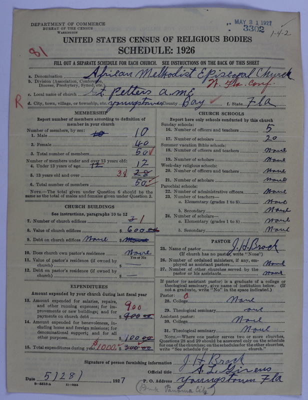Scan of African Methodist Episcopal Church: 3302