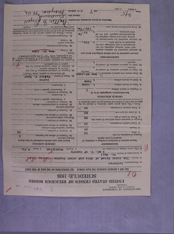 Scan of Synod of the Reformed Presbyterian Church of North America: 740