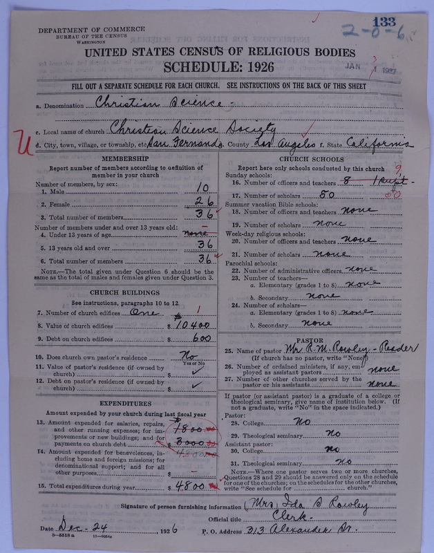Scan of Church of Christ, Scientist: 133