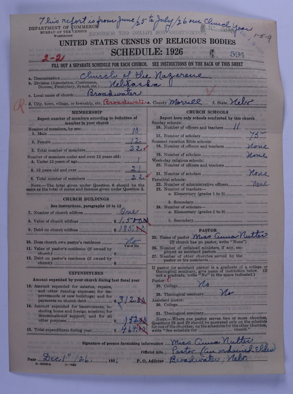 Scan of Church of the Nazarene: 594