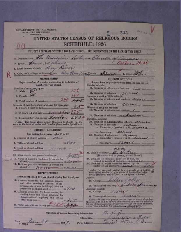 Scan of Norwegian Lutheran Church of America: 221