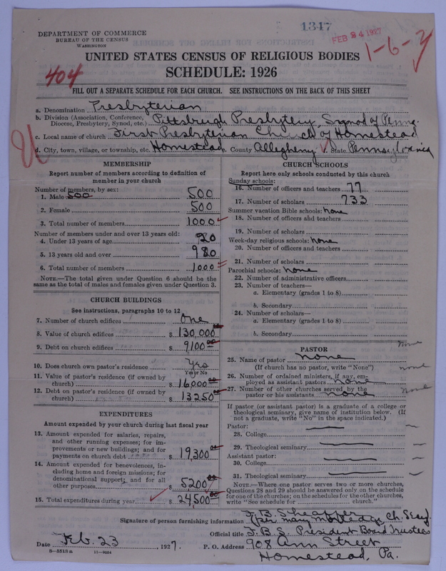 Scan of Presbyterian Church in the United States of America: 1347