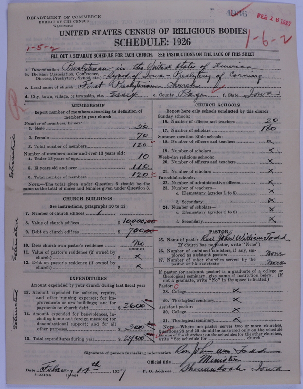 Scan of Presbyterian Church in the United States of America: 4936