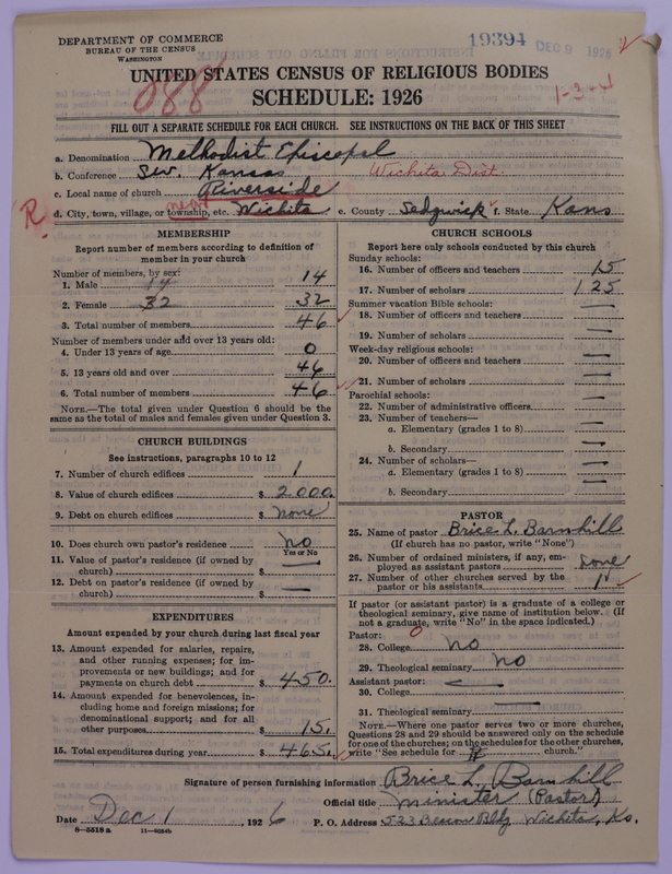 Scan of Methodist Episcopal Church: 19394