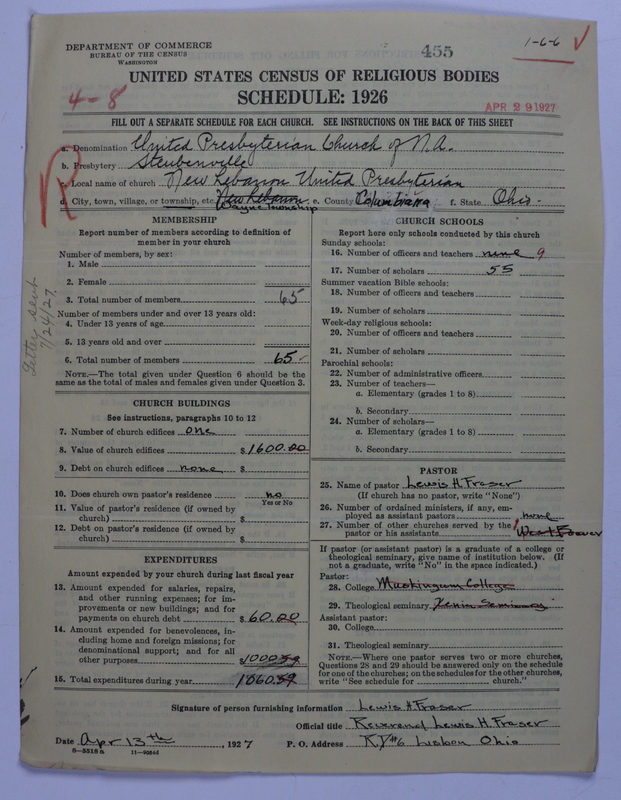 Scan of United Presbyterian Church of North America: 455
