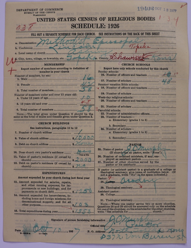 Scan of Methodist Episcopal Church: 19402