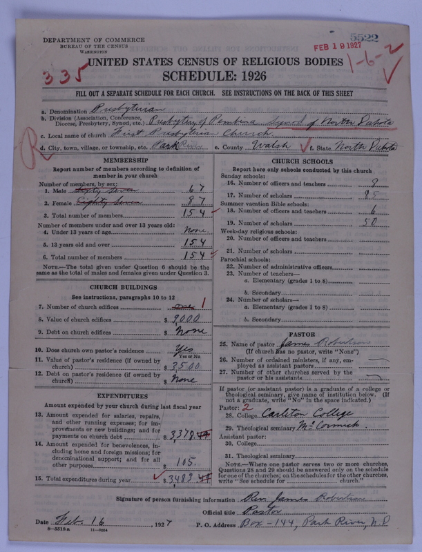 Scan of Presbyterian Church in the United States of America: 5522