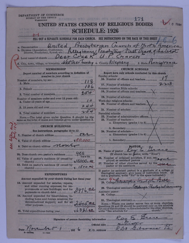 Scan of United Presbyterian Church of North America: 171