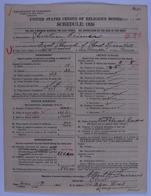 Scan of Church of Christ, Scientist: 820