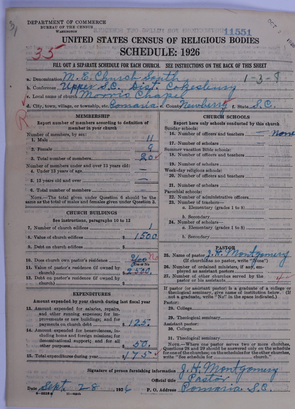 Scan of Methodist Episcopal Church, South: 11551