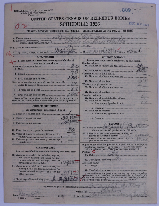 Scan of African Methodist Episcopal Zion Church: 309