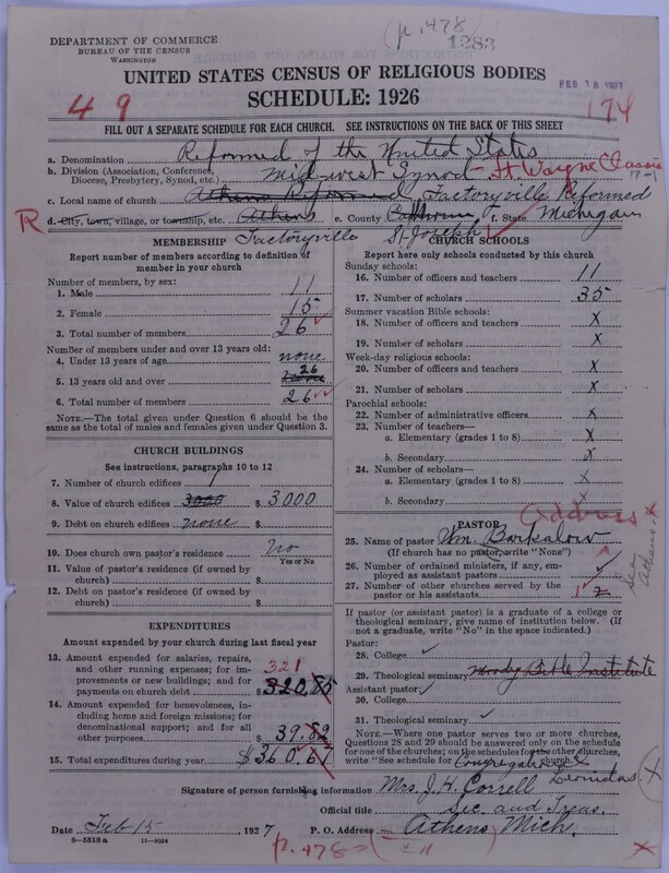 Scan of Reformed Church in the United States: 1283