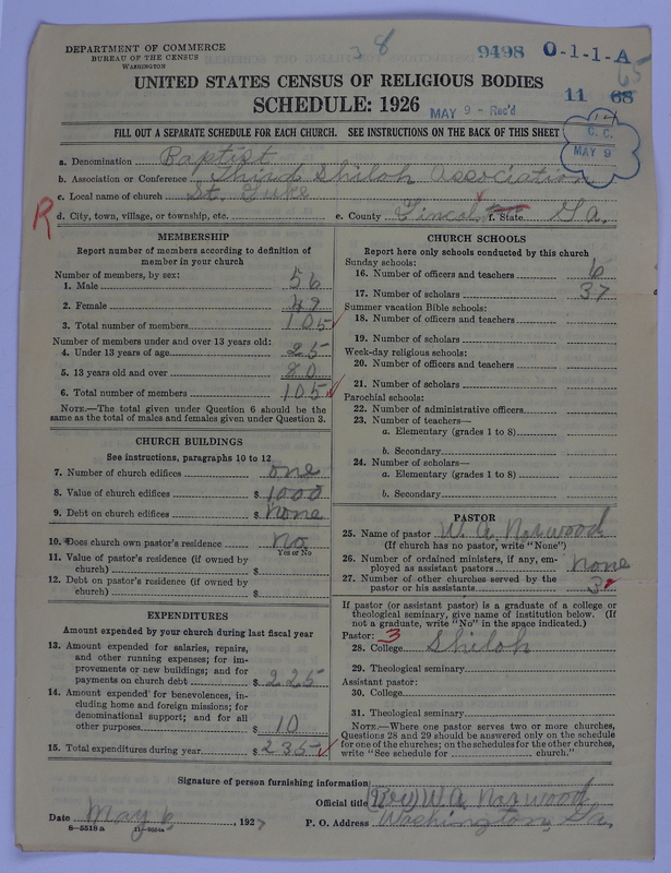 Scan of Negro Baptists: 9498