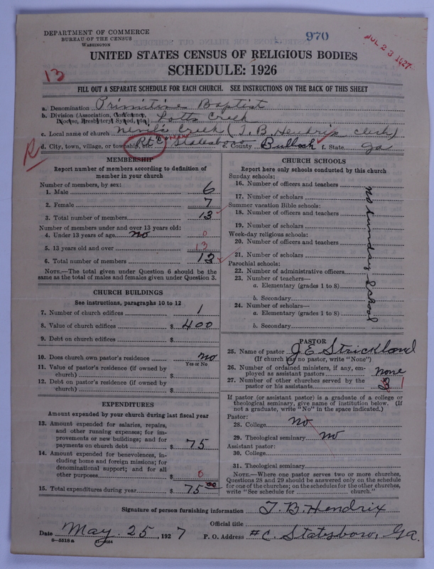 Scan of Primitive Baptists: 970