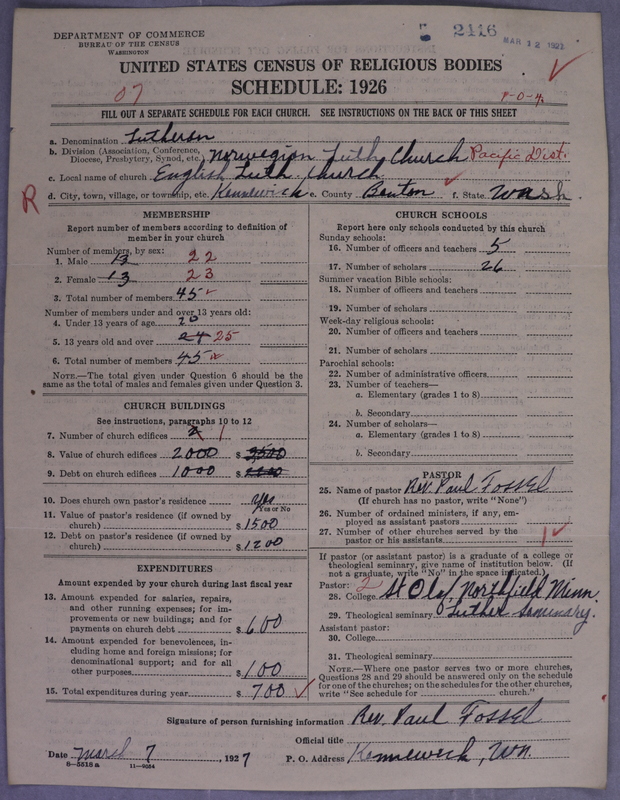 Scan of Norwegian Lutheran Church of America: 2417